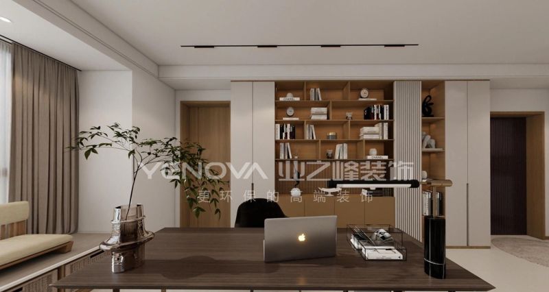 160㎡现代风格装修案例,唐山金地御峯雅居设计解析 唐山金地御峯160平方米现代风格装修效果案例|业之峰装饰 - 家居知识