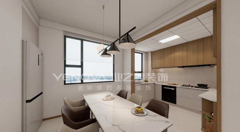 160㎡现代风格装修案例,唐山金地御峯雅居设计解析 唐山金地御峯160平方米现代风格装修效果案例|业之峰装饰 - 家居知识