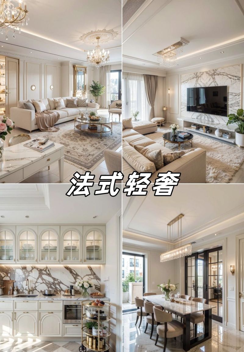 6种让人眼前一亮的法式风,告别千篇一律的豪装! 豪装千篇一律,但这6种法式风让人眼前一亮! - 家居知识