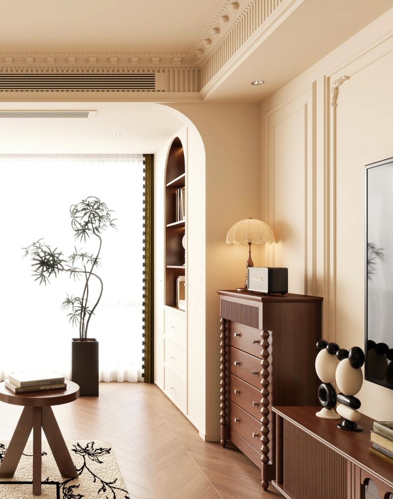 邻居盛赞的法式中古风小家,设计惊艳众人! 邻居都说,我设计的法式中古小家真不错~ - 家居知识