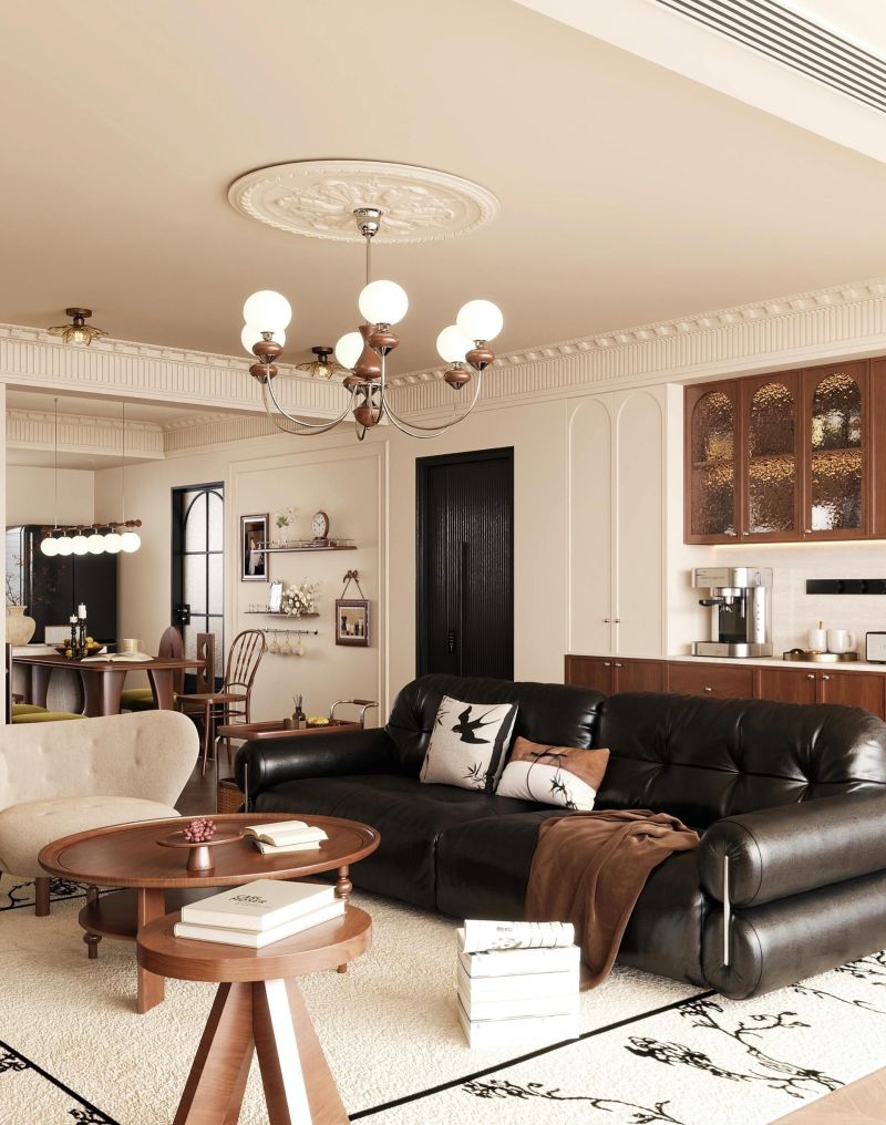 邻居盛赞的法式中古风小家,设计惊艳众人! 邻居都说,我设计的法式中古小家真不错~ - 家居知识