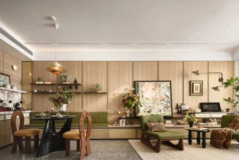 98㎡轻中古风住宅，邂逅自由时光的艺术居所