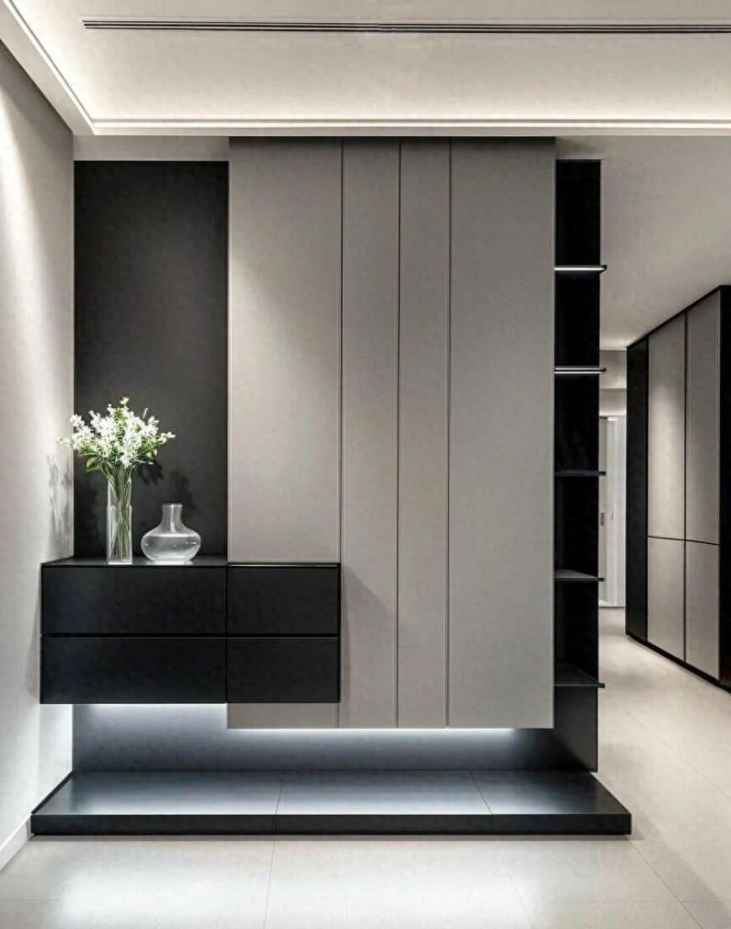 2025玄关柜高级感封神！玄关做好效果立现