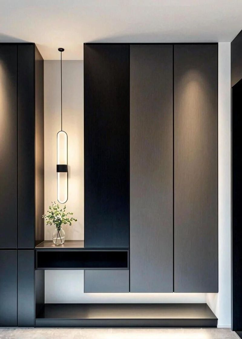 2025玄关柜高级感封神!玄关做好效果立现 2025玄关柜高级感直接封神谁懂啊!玄关做好了效果就出来一半了。 - 家居知识