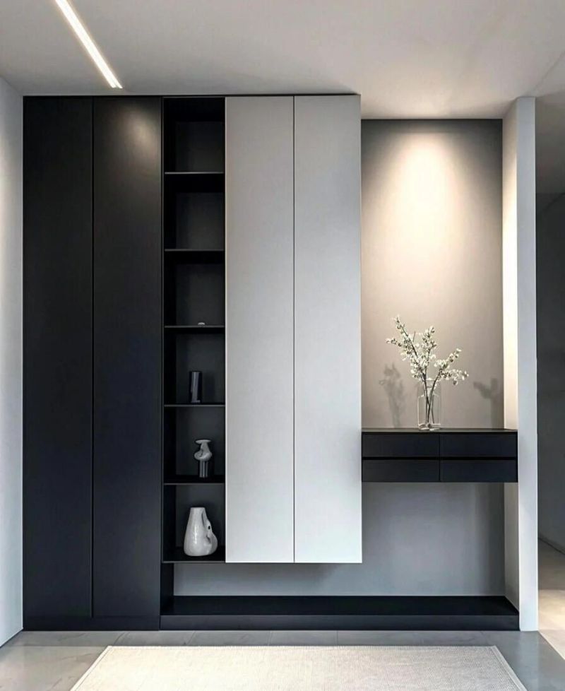 2025玄关柜高级感封神!玄关做好效果立现 2025玄关柜高级感直接封神谁懂啊!玄关做好了效果就出来一半了。 - 家居知识