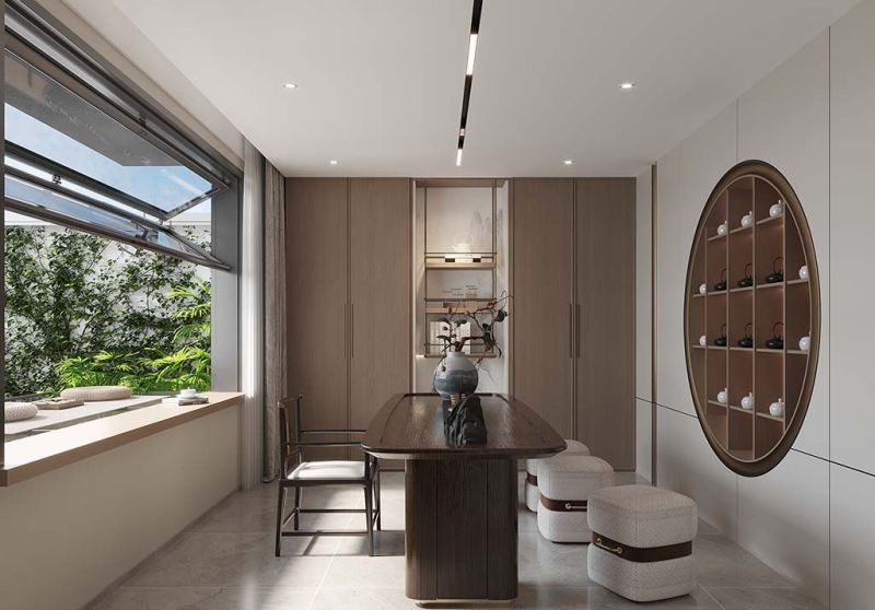 300㎡禅意现代风装修，奢享时光静止的温柔 - 家居知识