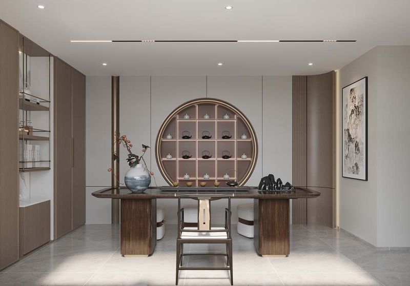 300㎡禅意现代风装修，奢享时光静止的温柔 - 家居知识