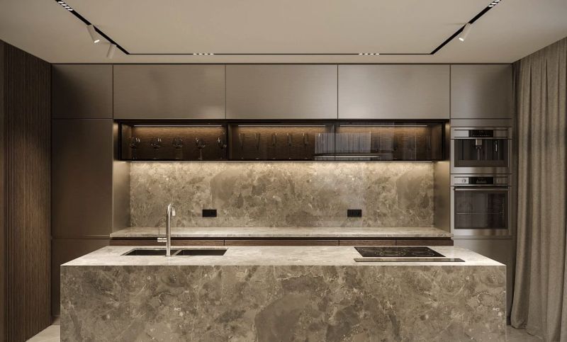 156㎡深棕极简美学,轻奢气质的完美诠释 156㎡深棕极简美学,轻奢的气质体现 - 家居知识