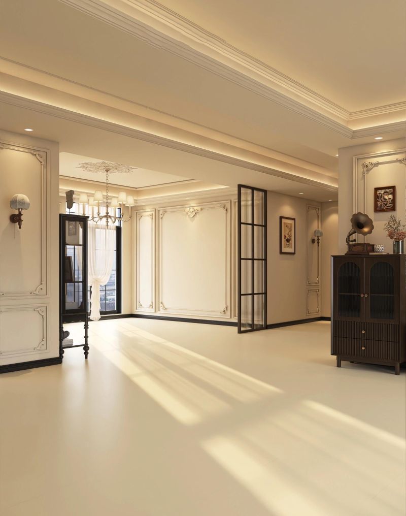 硬装完成90%的奶油中古风新家,美到惊艳! 硬装刚到90%,奶油中古风就已经美翻了~ - 家居知识