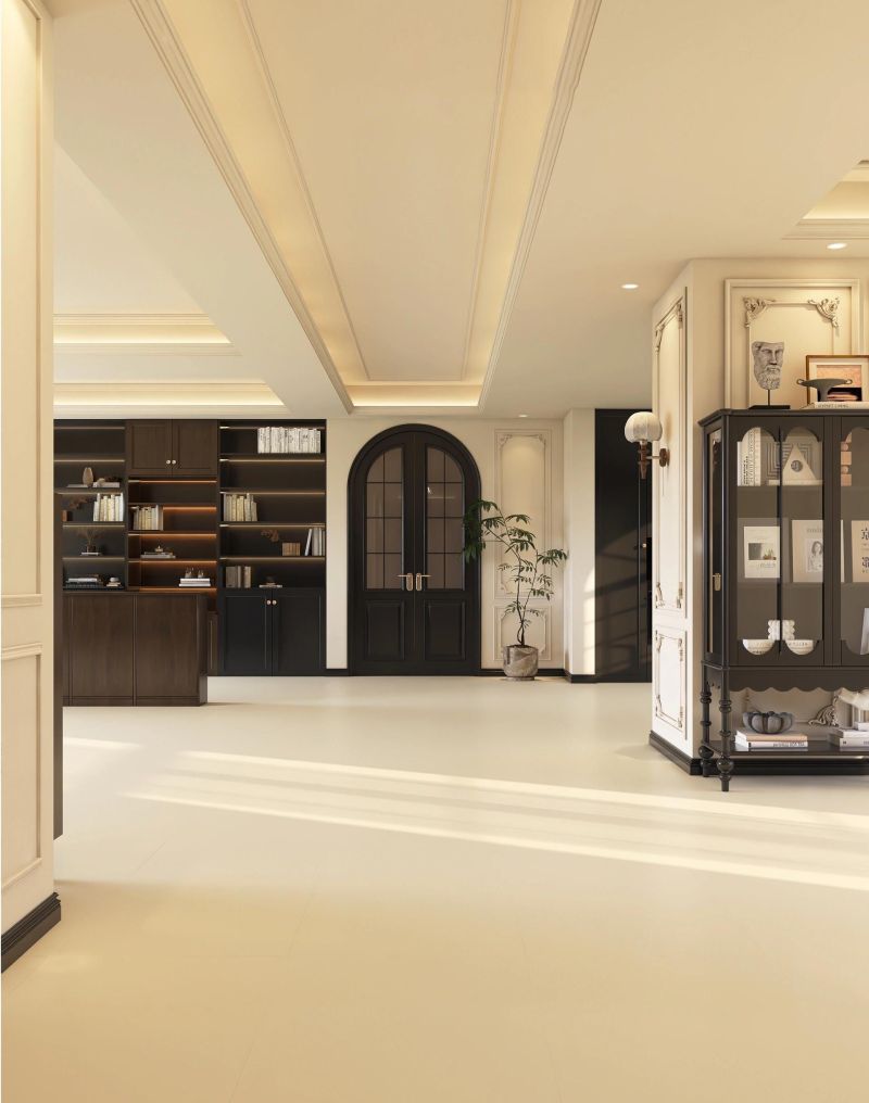 硬装完成90%的奶油中古风新家,美到惊艳! 硬装刚到90%,奶油中古风就已经美翻了~ - 家居知识