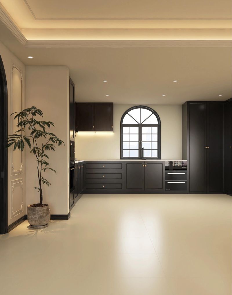 硬装完成90%的奶油中古风新家,美到惊艳! 硬装刚到90%,奶油中古风就已经美翻了~ - 家居知识