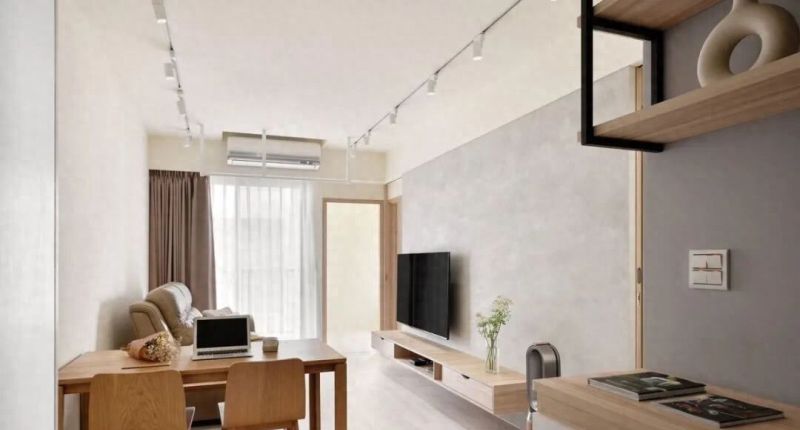 50㎡北欧风小宅，巧融健身房与宽敞餐厨，功能颜值双满分