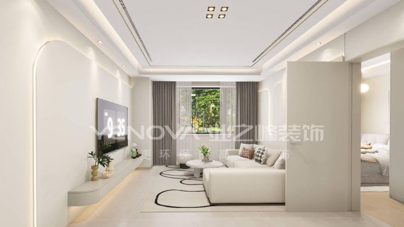 唐山金地御峯110平方米现代简约风格装修效果案例|业之峰装饰 - 家居知识