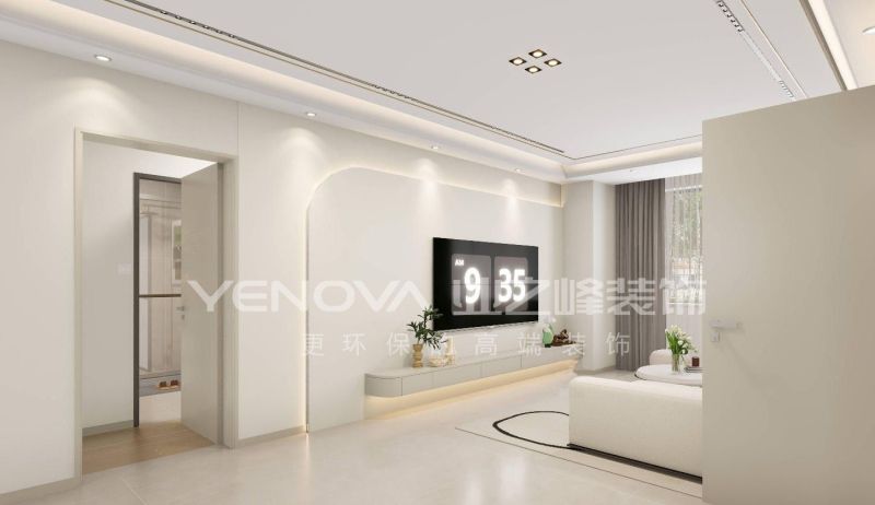 唐山金地御峯110平方米现代简约风格装修效果案例|业之峰装饰 - 家居知识