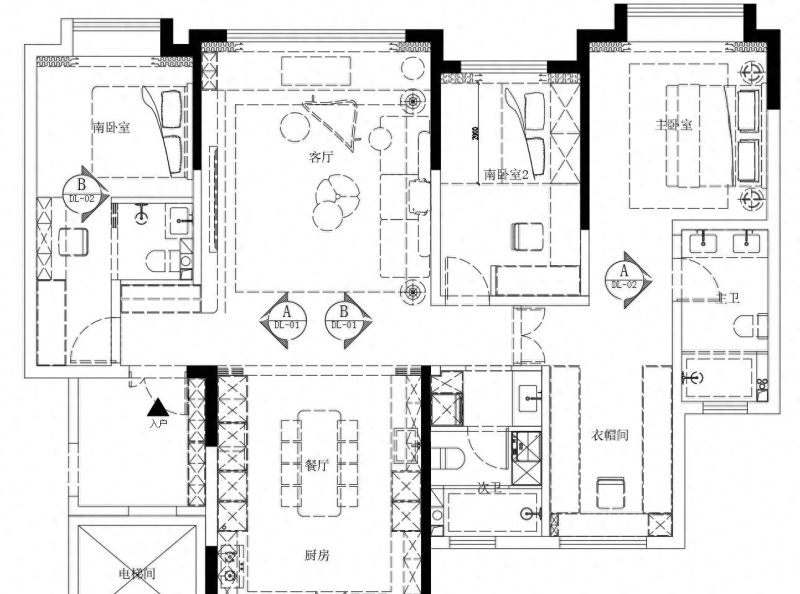 170㎡意式轻奢家,质感与奢华的完美演绎 梦天木作案例丨170㎡意式轻奢,质感控必看的理想家 - 家居知识