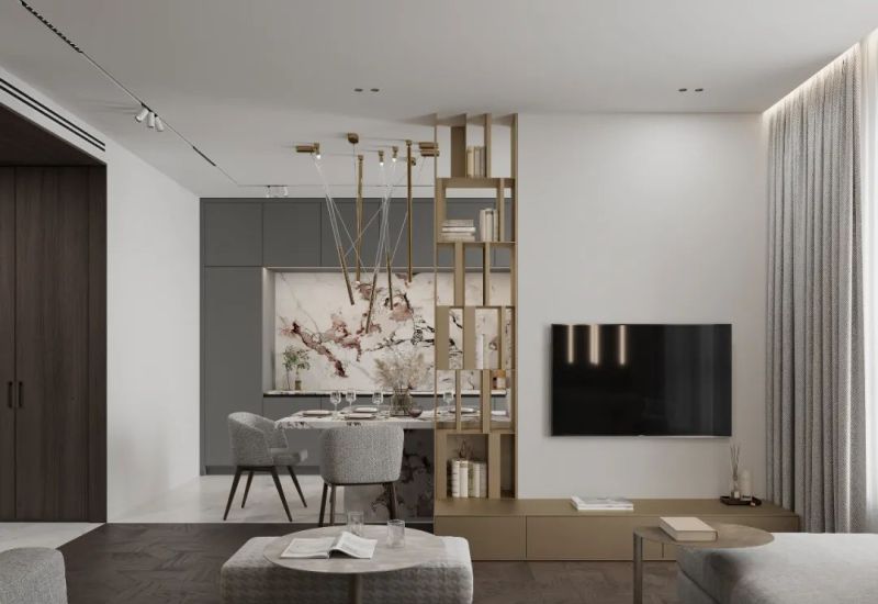 80㎡现代轻奢，中性优雅 - 家居知识