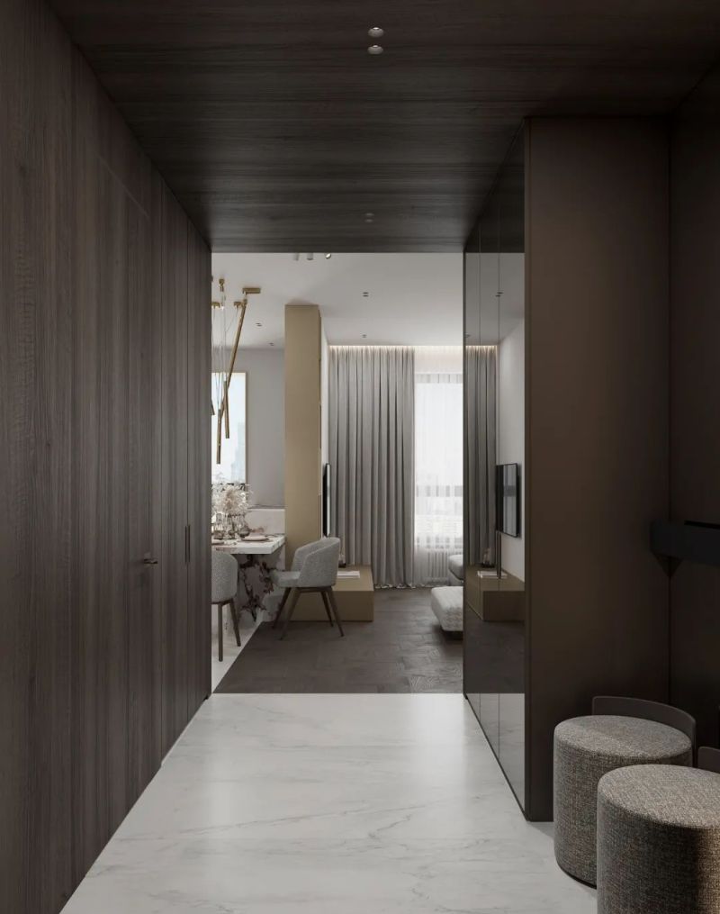 80㎡现代轻奢，中性优雅 - 家居知识