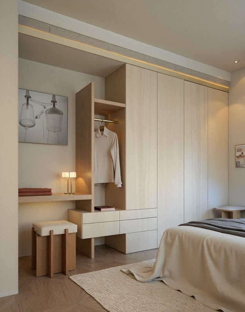 中古卧室一屋三用太超前！闺蜜直呼想多赖几天～