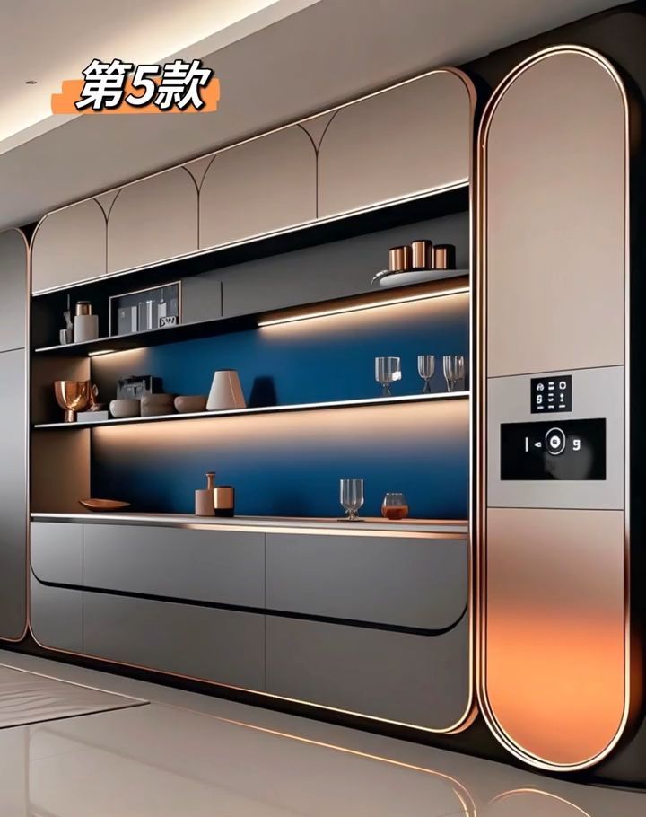 最有科技感的6款酒柜设计！必定是2026的火爆款！ - 家居知识