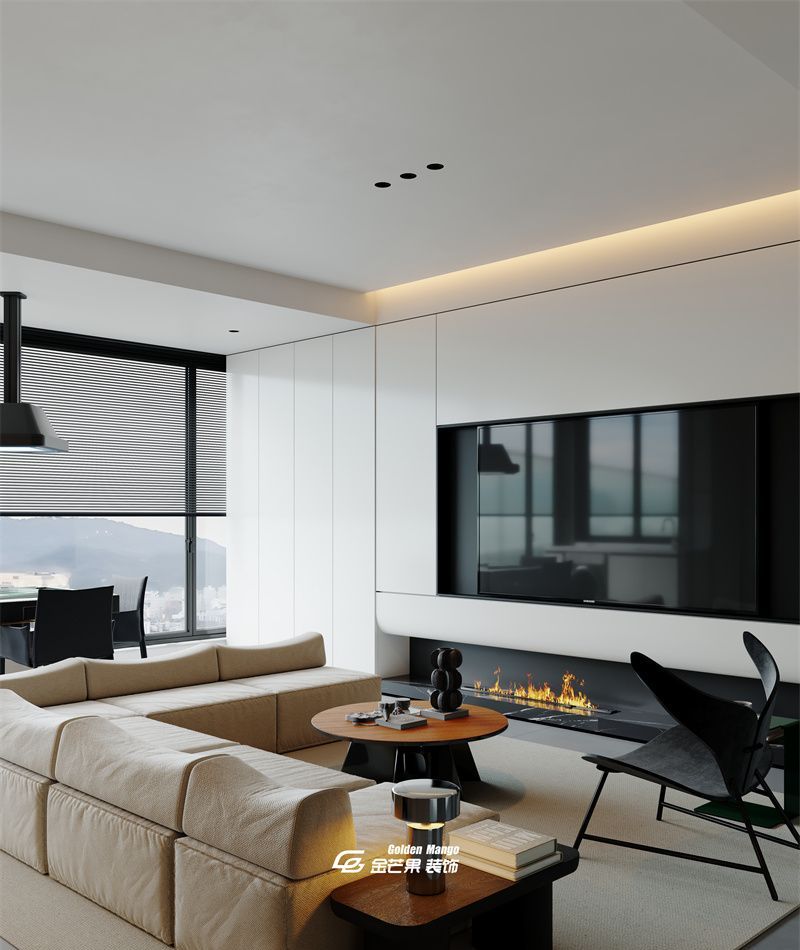 富康城128㎡现代意式风格 | 简约大气，形简意丰。 - 家居知识