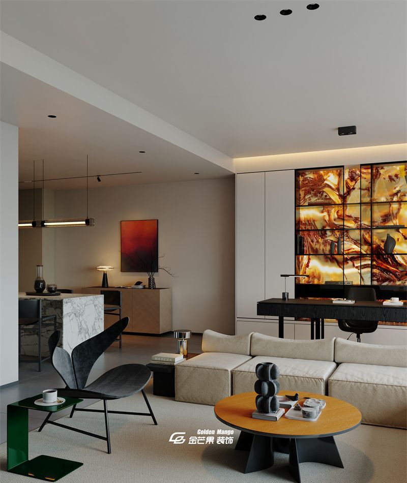 富康城128㎡现代意式风格 | 简约大气，形简意丰。 - 家居知识