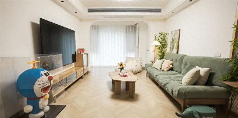 130㎡奶油原木风婚房，打造全小区最温柔浪漫的爱巢