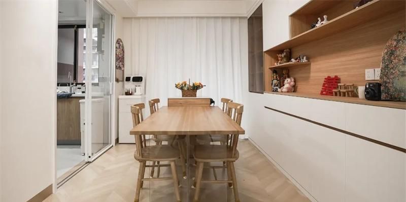 130㎡奶油原木风婚房，为爱筑巢，成了全小区最温柔的样板间！ - 家居知识