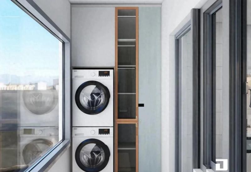 阳台柜这样设计，收纳量翻倍还不显挤！！！ - 家居知识