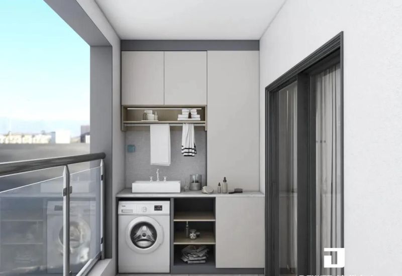 阳台柜这样设计，收纳量翻倍还不显挤！！！ - 家居知识