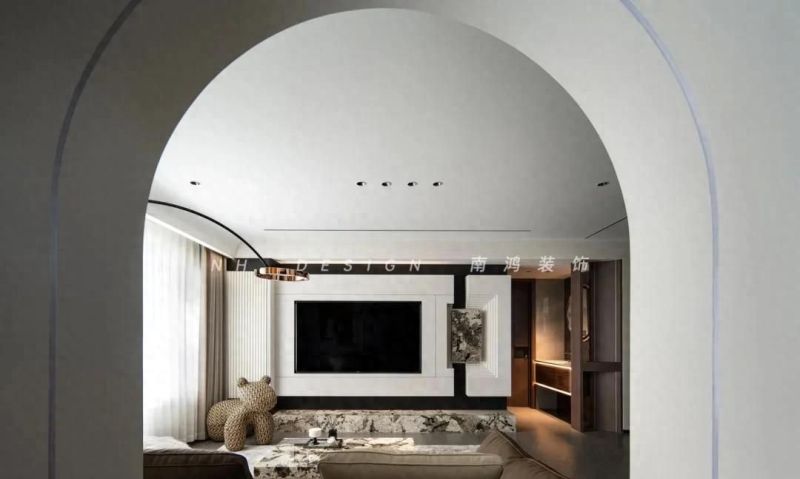 140㎡意式轻奢，用造型与结构演绎灵动高级感