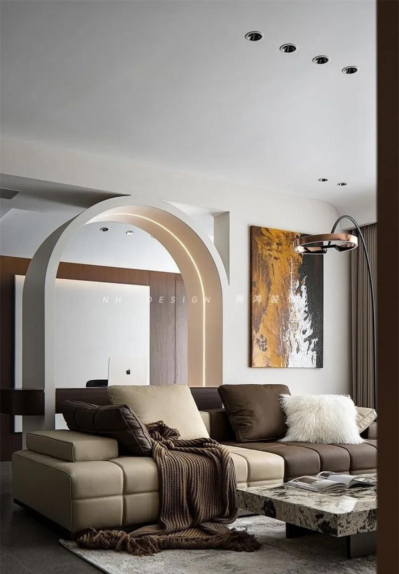 140㎡意式轻奢,用造型与结构演绎灵动高级感 140㎡意式轻奢:以造型与结构书写的灵动高级感! - 家居知识