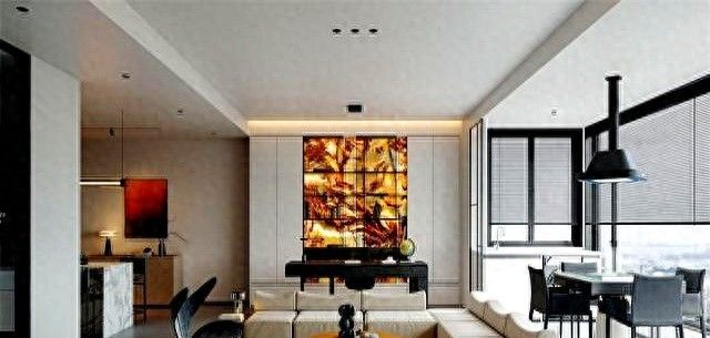 128㎡现代意式风住宅，简约演绎高级质感