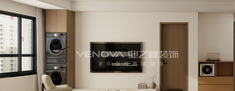 110㎡现代风格装修案例,唐山金地御峯雅居设计解析 唐山金地御峯110平方米现代风格装修效果案例|业之峰装饰 - 家居知识