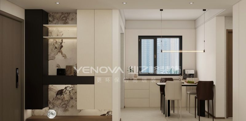 110㎡现代风格装修案例,唐山金地御峯雅居设计解析 唐山金地御峯110平方米现代风格装修效果案例|业之峰装饰 - 家居知识