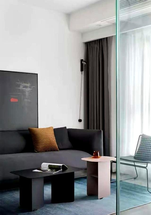 97㎡现代极简风,高级黑白灰演绎断舍离美学 97平米现代简约风格装修!高级黑白灰,打造极简断舍离 - 家居知识