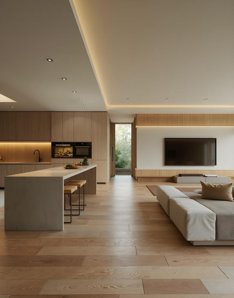 1s都不想出门！原木风+开放式，太going人！ - 家居知识