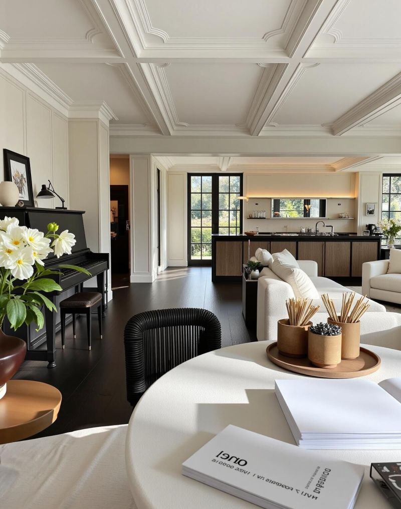 黑白法式风,权威与治愈的完美融合 终究是黑白法式风太权威,住进去的每一秒都是治愈时刻~ - 家居知识