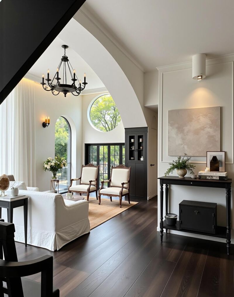 黑白法式风,权威与治愈的完美融合 终究是黑白法式风太权威,住进去的每一秒都是治愈时刻~ - 家居知识