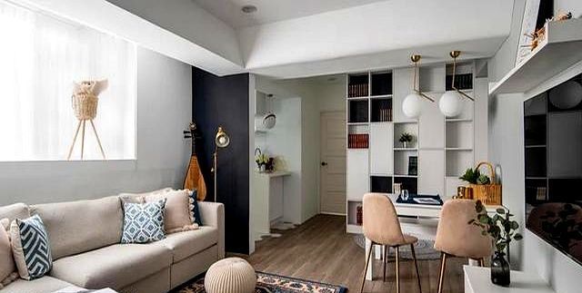 65㎡北欧风3室2厅+书房改造,小户型装修教科书级案例 65㎡改造出3室2厅+小书房,清爽的北欧风,堪称小户型装修典范 - 家居知识