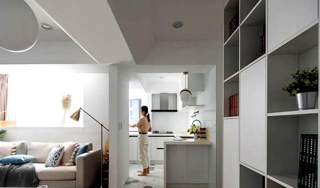 65㎡北欧风3室2厅+书房改造,小户型装修教科书级案例 65㎡改造出3室2厅+小书房,清爽的北欧风,堪称小户型装修典范 - 家居知识