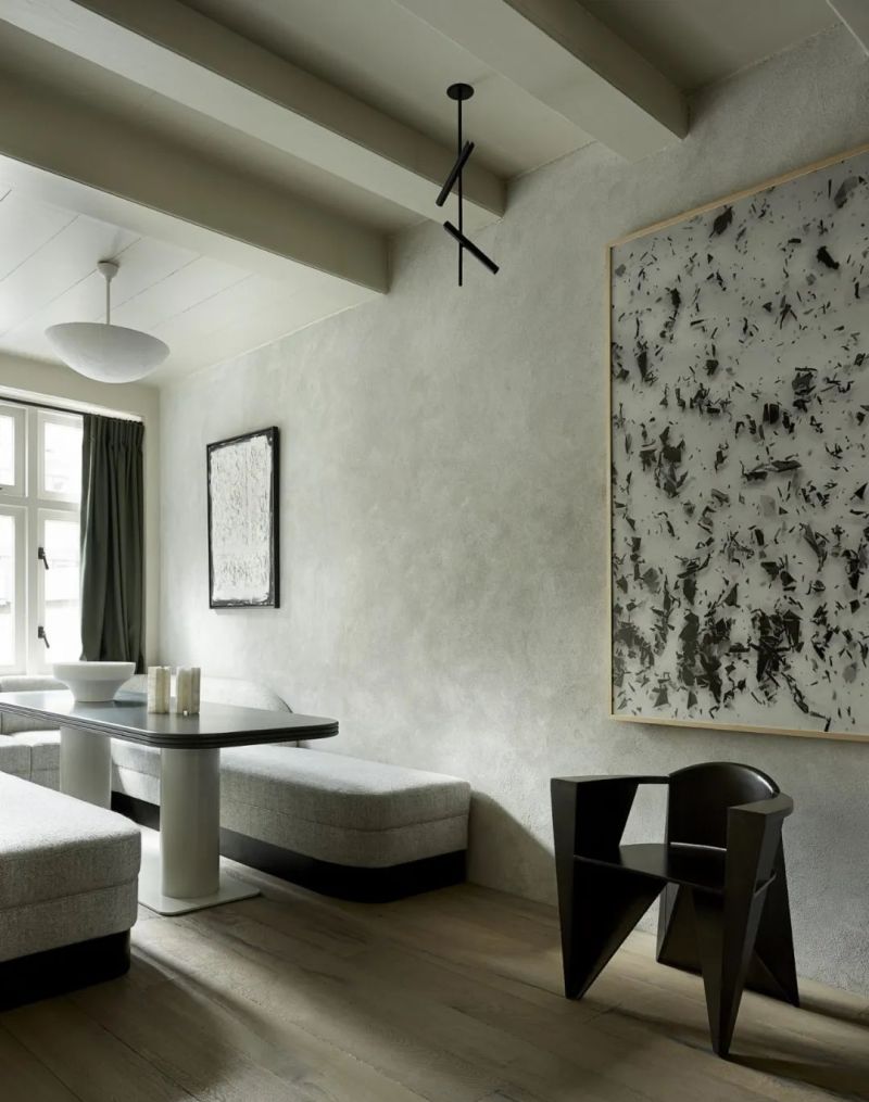 微水泥在欧洲别墅的案例：北欧风邂逅侘寂，优雅于极简冷淡中绽放 - 家居知识
