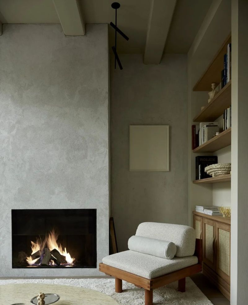 微水泥在欧洲别墅的案例：北欧风邂逅侘寂，优雅于极简冷淡中绽放 - 家居知识