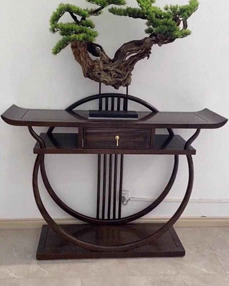 新中式玄关柜，传统与现代的完美融合