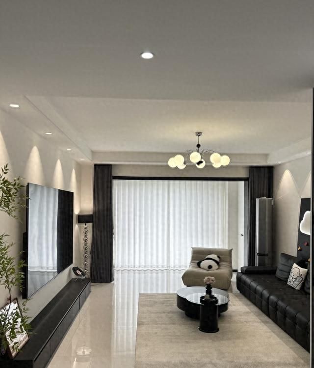 陕西姑娘现代简约装修，清爽显大又省钱