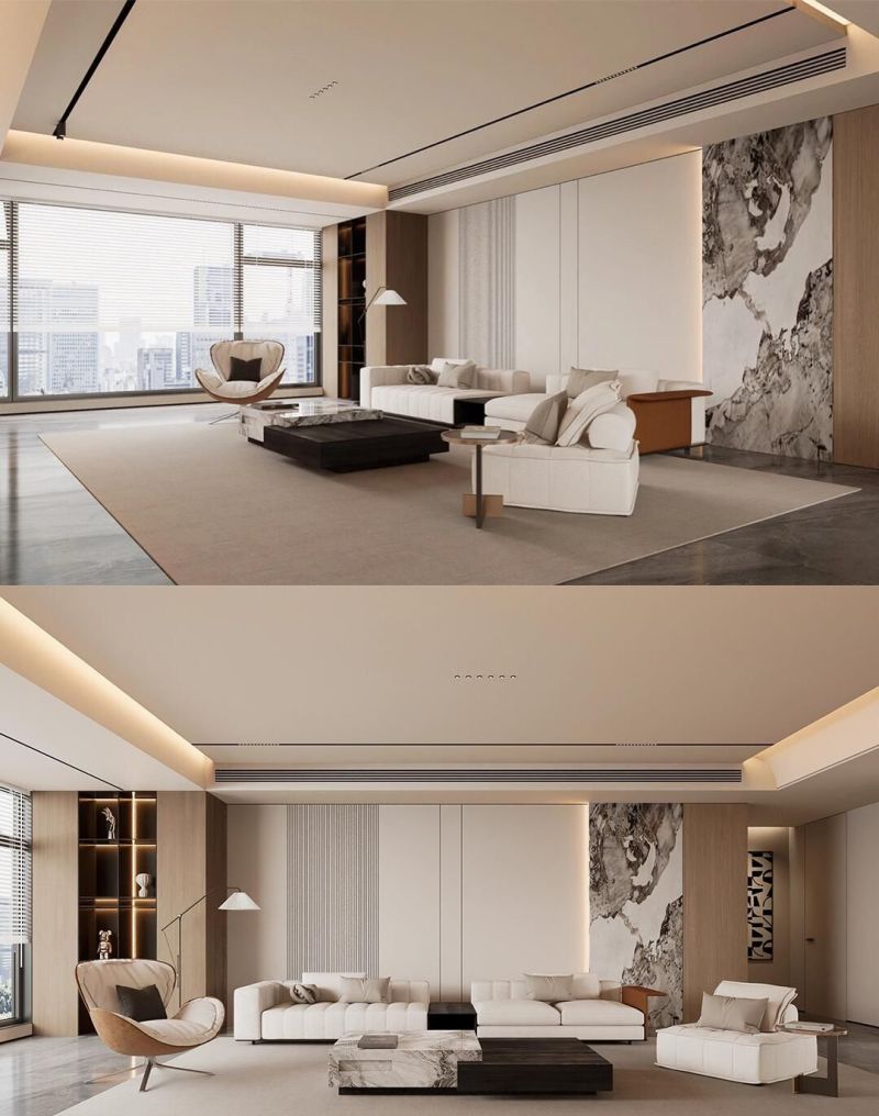 找了9款现代意式风客厅设计！帮忙选选哪一套最好看，最有格调？ - 家居知识