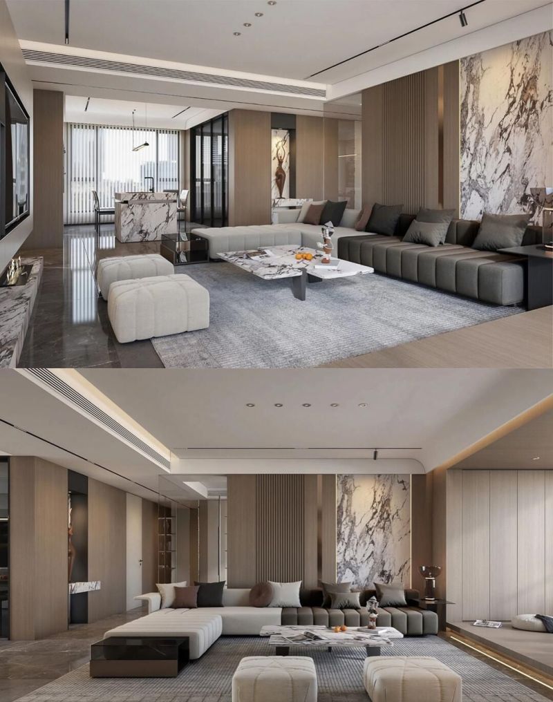 找了9款现代意式风客厅设计！帮忙选选哪一套最好看，最有格调？ - 家居知识