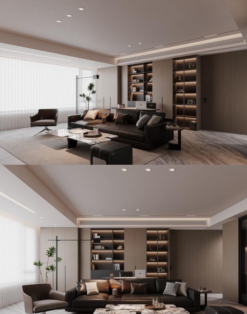 找了9款现代意式风客厅设计！帮忙选选哪一套最好看，最有格调？ - 家居知识