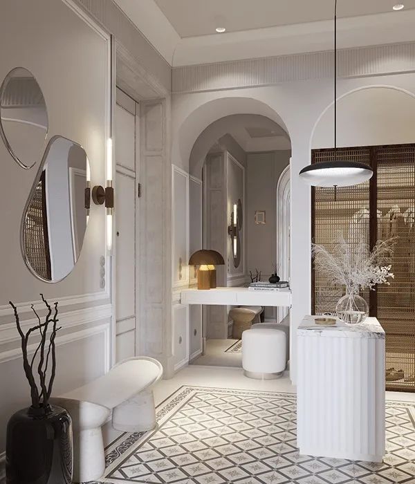 古典主义融入的现代简约风，美炸了 - 家居知识