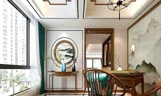 160㎡现代中式混搭家装，创意设计演绎夫妻理想家居