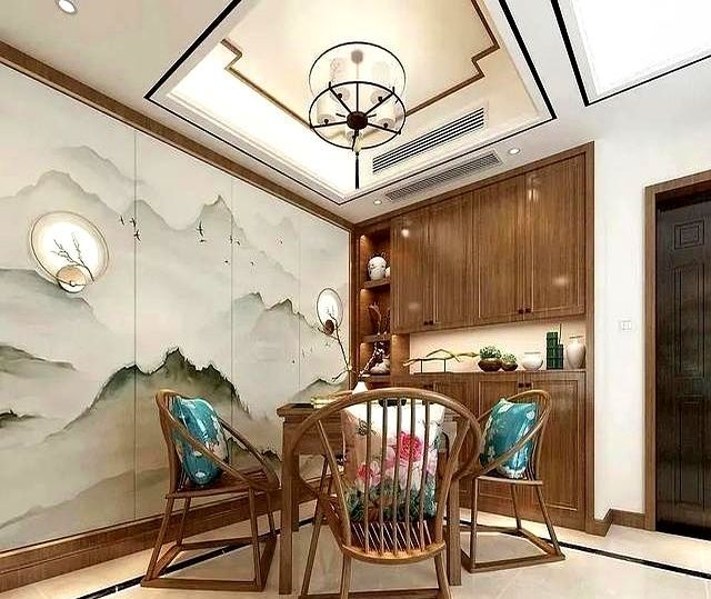 160㎡现代中式混搭家装,创意设计演绎夫妻理想家居 夫妻160㎡家居装修,现代与中式风格完美融合,家装设计充满创意 - 家居知识